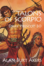 cover image for Talons of Scorpio by Alan Burt Akers