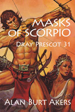 cover image for Masks of Scorpio by Alan Burt Akers