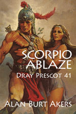 cover image for Scorpio Ablaze by Alan Burt Akers