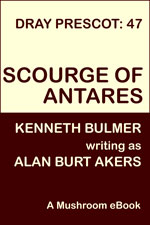 cover image for Scourge of Antares by Alan Burt Akers